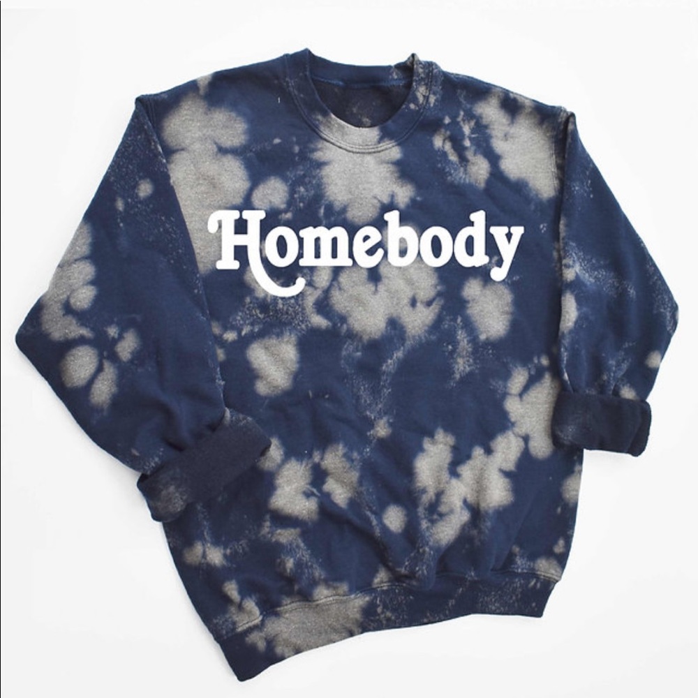 “Homebody” Bleached Sweatshirt